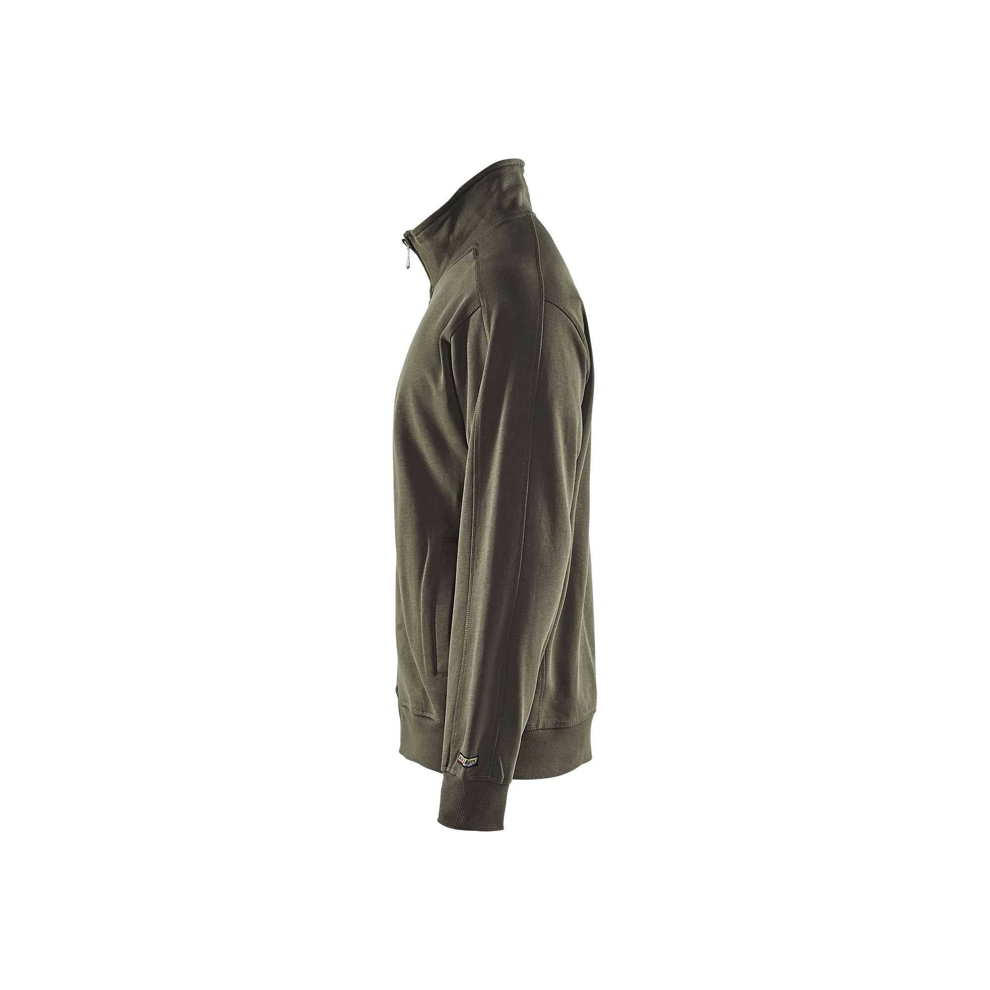 BLAKLADER 33491048 Sweatshirt Full Zip Work Sweatshirt MEN - Brushed Inside